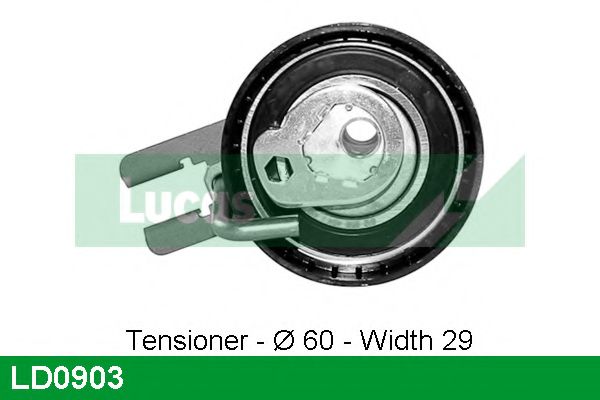 Натяжной ролик, ремень ГРМ LUCAS ENGINE DRIVE LD0903