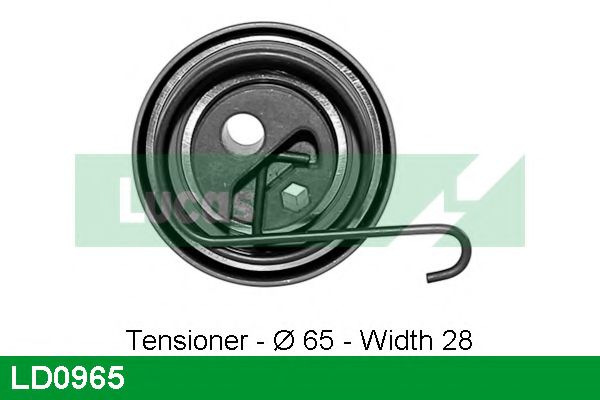 Натяжной ролик, ремень ГРМ LUCAS ENGINE DRIVE LD0965