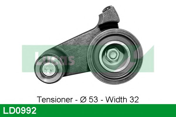 Натяжной ролик, ремень ГРМ LUCAS ENGINE DRIVE LD0992