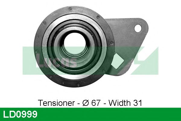 Натяжной ролик, ремень ГРМ LUCAS ENGINE DRIVE LD0999
