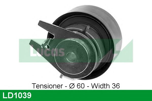 Натяжной ролик, ремень ГРМ LUCAS ENGINE DRIVE LD1039