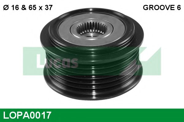 Механизм свободного хода генератора LUCAS ENGINE DRIVE LOPA0017