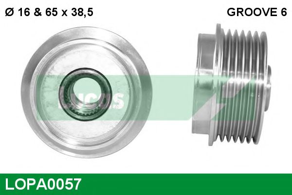 Механизм свободного хода генератора LUCAS ENGINE DRIVE LOPA0057