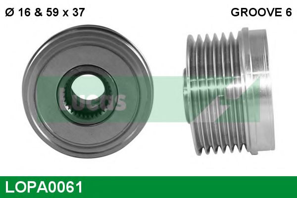 Механизм свободного хода генератора LUCAS ENGINE DRIVE LOPA0061