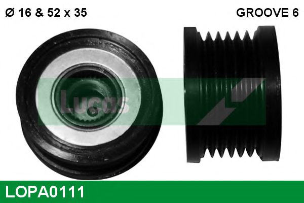 Механизм свободного хода генератора LUCAS ENGINE DRIVE LOPA0111