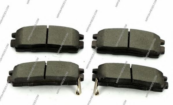 Комплект тормозных колодок, дисковый тормоз NPS 37583OE