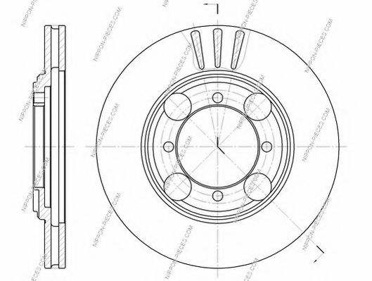 Тормозной диск NPS J3300505