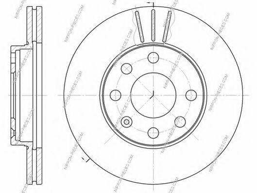 Тормозной диск NPS 15770