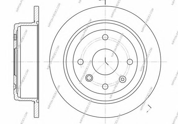 Тормозной диск NPS BBD4582
