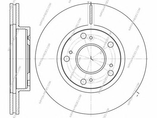 Тормозной диск NPS ADH24390