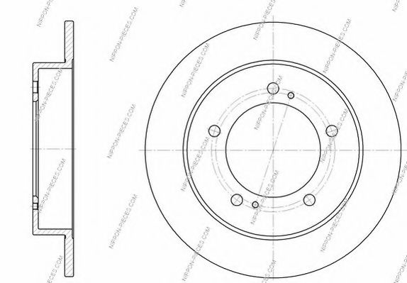 Тормозной диск NPS S330I07