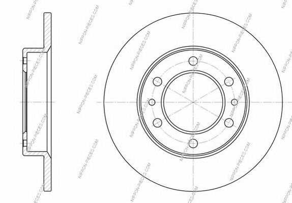Тормозной диск NPS DDF444