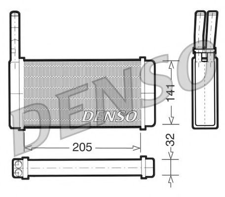 Теплообменник, отопление салона NPS DRR10010