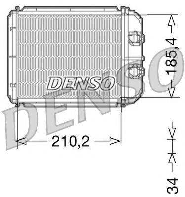 Теплообменник, отопление салона NPS DRR23014
