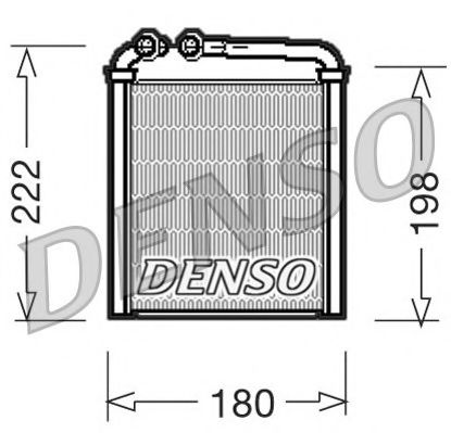 Теплообменник, отопление салона NPS DRR32005