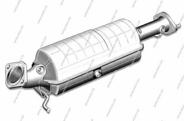 Сажевый / частичный фильтр, система выхлопа ОГ NPS M435A02