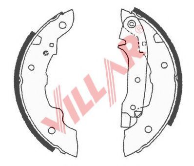 Комплект тормозных колодок VILLAR 629.0515