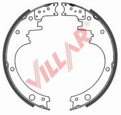 Комплект тормозных колодок VILLAR 629.0554