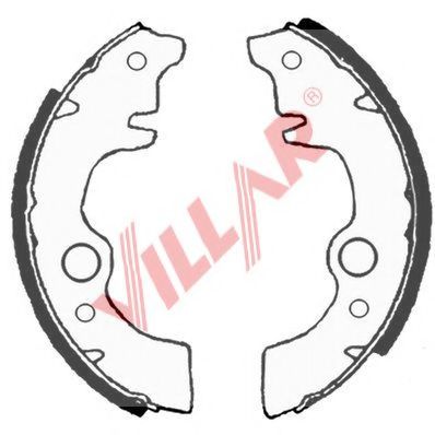 Комплект тормозных колодок VILLAR 629.0571