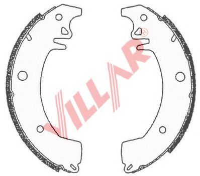 Комплект тормозных колодок VILLAR 629.0579