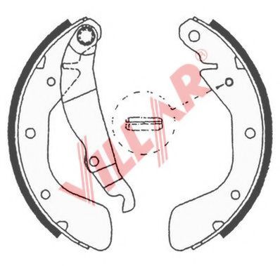 Комплект тормозных колодок VILLAR 629.0618