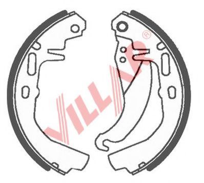 Комплект тормозных колодок VILLAR 629.0622