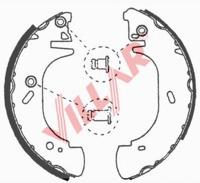Комплект тормозных колодок VILLAR 629.0633