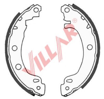 Комплект тормозных колодок VILLAR 629.0646