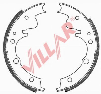 Комплект тормозных колодок VILLAR 629.0685
