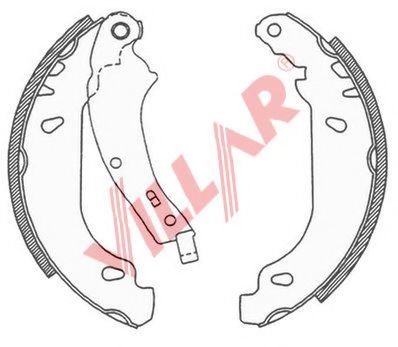 Комплект тормозных колодок VILLAR 629.0691