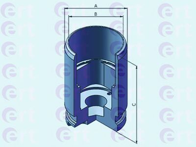 Поршень, корпус скобы тормоза ERT 151123-C