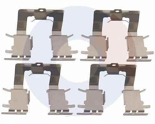 Комплектующие, колодки дискового тормоза CARRAB BRAKE PARTS 2457