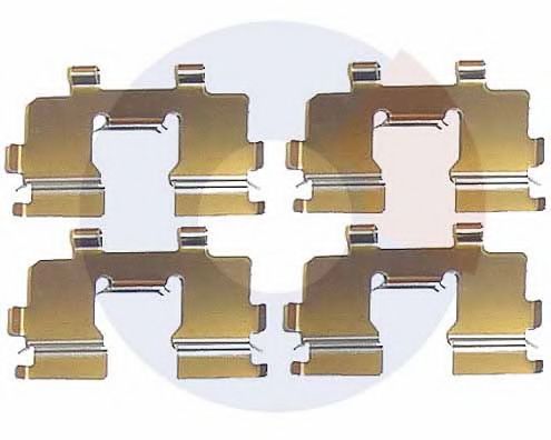 Комплектующие, колодки дискового тормоза CARRAB BRAKE PARTS 2091