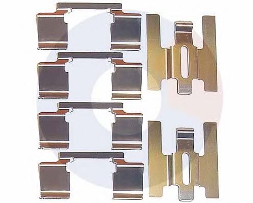 Комплектующие, колодки дискового тормоза CARRAB BRAKE PARTS 2213
