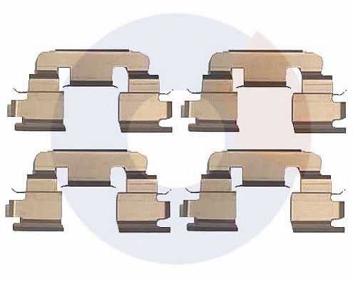 Комплектующие, колодки дискового тормоза CARRAB BRAKE PARTS 2321
