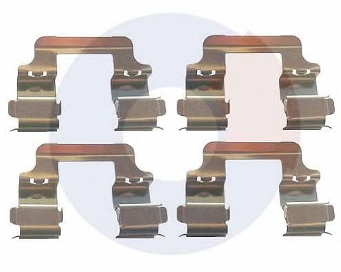 Комплектующие, колодки дискового тормоза CARRAB BRAKE PARTS 2349