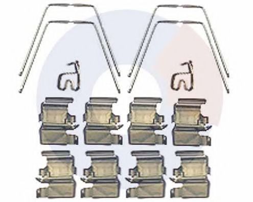 Комплектующие, колодки дискового тормоза CARRAB BRAKE PARTS 2415