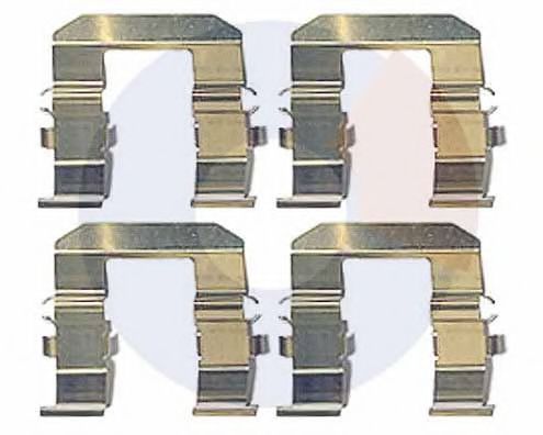 Комплектующие, колодки дискового тормоза CARRAB BRAKE PARTS 2427
