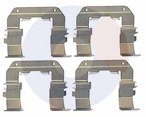 Комплектующие, колодки дискового тормоза CARRAB BRAKE PARTS 2454