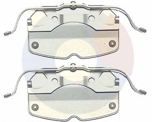 Комплектующие, колодки дискового тормоза CARRAB BRAKE PARTS 2505