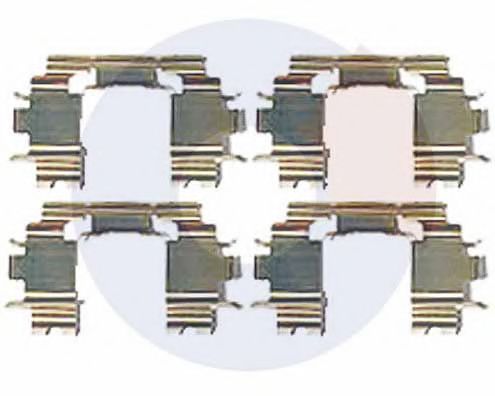 Комплектующие, колодки дискового тормоза CARRAB BRAKE PARTS 2514