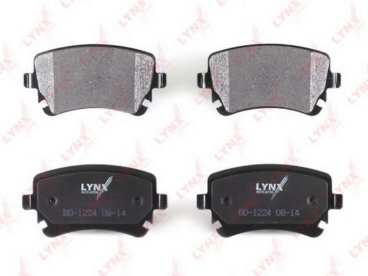 Комплект тормозных колодок, дисковый тормоз LYNXauto BD1224