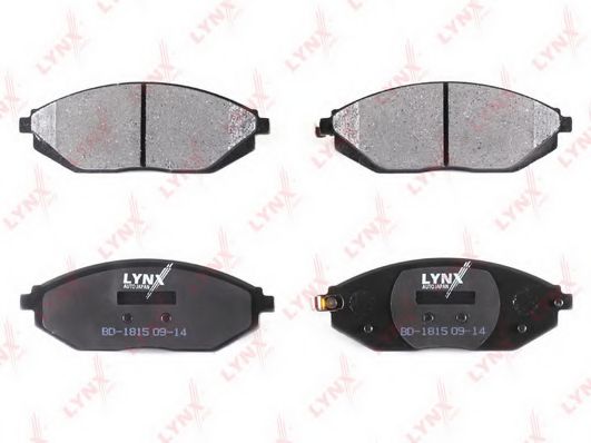Комплект тормозных колодок, дисковый тормоз LYNXauto BD1815