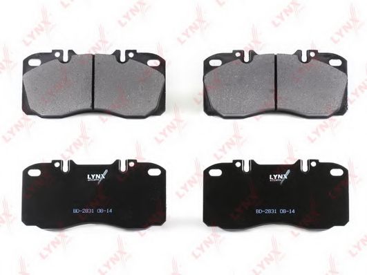 Комплект тормозных колодок, дисковый тормоз LYNXauto BD2831