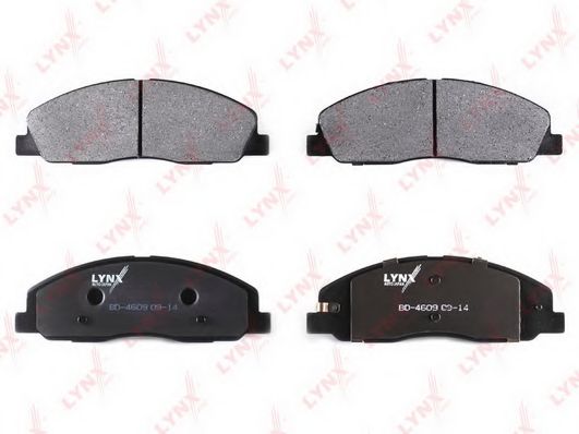 Комплект тормозных колодок, дисковый тормоз LYNXauto BD4609