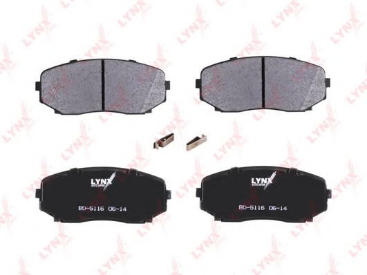 Комплект тормозных колодок, дисковый тормоз ALLIED NIPPON ADB31724