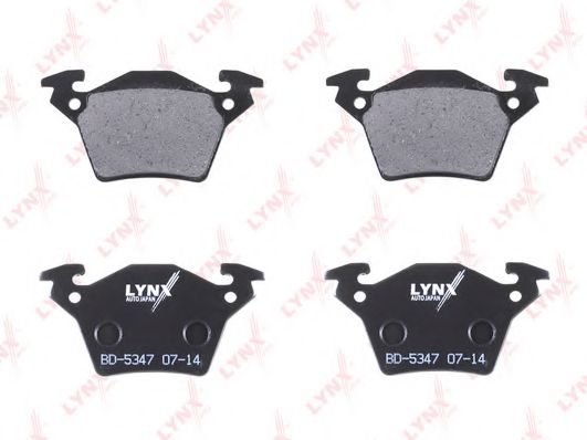 Комплект тормозных колодок, дисковый тормоз LYNXauto BD5347