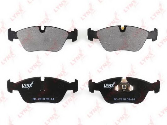Комплект тормозных колодок, дисковый тормоз LYNXauto BD7810