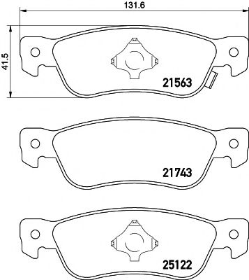 Комплект тормозных колодок, дисковый тормоз HELLA PAGID 8DB 355 016-571
