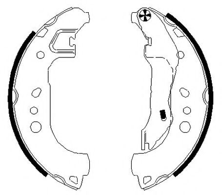 Комплект тормозных колодок HELLA PAGID 8DB 355 022-131